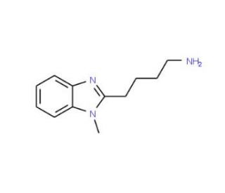 4-(1-Methyl-1H-benzoimidazol-2-yl)-butylamine - chemical structure image