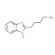 4-(1-Methyl-1H-benzoimidazol-2-yl)-butylamine - chemical structure image