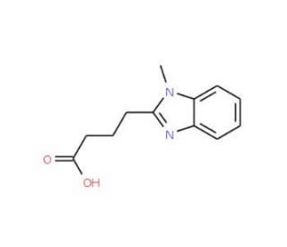 4-(1-Methyl-1H-benzoimidazol-2-yl)-butyric acid (CAS 802044-51-5) - chemical structure image