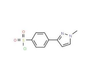 4-(1-Methyl-1H-pyrazol-3-yl)benzenesulphonyl chloride (CAS 916766-81-9) - chemical structure image