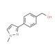 [4-(1-Methyl-1H-pyrazol-3-yl)phenyl]methanol (CAS 179055-20-0) - chemical structure image