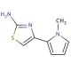 4-(1-methyl-1H-pyrrol-2-yl)-1,3-thiazol-2-amine - chemical structure image