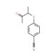 4-(1-Methyl-2-oxopropoxy)benzenecarbonitrile - chemical structure image