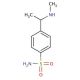 4-[1-(methylamino)ethyl]benzenesulfonamide - chemical structure image