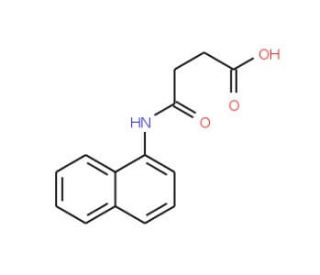 4-(1-Naphthylamino)-4-oxobutanoic acid (CAS 37642-93-6) - chemical structure image