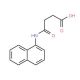 4-(1-Naphthylamino)-4-oxobutanoic acid (CAS 37642-93-6) - chemical structure image