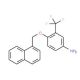 4-(1-Naphthylmethoxy)-3-(trifluoromethyl)aniline - chemical structure image