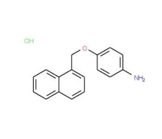 4-(1-Naphthylmethoxy)aniline hydrochloride - chemical structure image