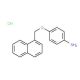 4-(1-Naphthylmethoxy)aniline hydrochloride 的分子结构 4-(1-Naphthylmethoxy)aniline hydrochloride - chemical structure image