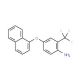 4-(1-Naphthyloxy)-2-(trifluoromethyl)aniline - chemical structure image