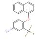4-(1-Naphthyloxy)-3-(trifluoromethyl)aniline - chemical structure image