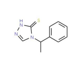 4-(1-phenylethyl)-4H-1,2,4-triazole-3-thiol - chemical structure image