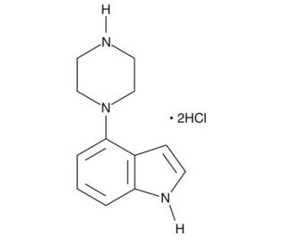 4-(1-piperazinyl)-1H-Indole (hydrochloride) (CAS 255714-24-0) - chemical structure image