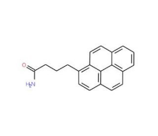 4-(1-Pyrenyl)butyramide (CAS 71942-36-4) - chemical structure image