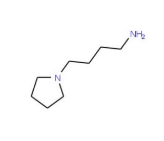 4-(1-Pyrrolidinyl)-1-butylamine (CAS 24715-90-0) - chemical structure image