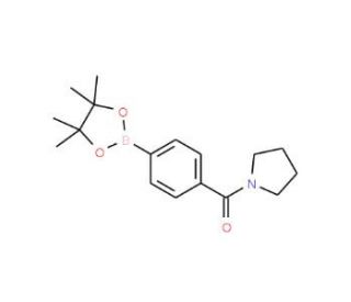 4-(1-Pyrrolidinylcarbonyl)benzeneboronic acid pinacol ester (CAS 1073353-55-5) - chemical structure image