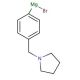 [4-(1-Pyrrolidinylmethyl)phenyl]magnesium bromide solution (CAS 480424-78-0) - chemical structure image