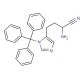 4-(1-Tritylimidazol-4-yl)-2-aminobutryonitrile (CAS 268548-74-9) - chemical structure image