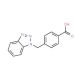 4-(1H-1,2,3-benzotriazol-1-ylmethyl)benzoic acid - chemical structure image