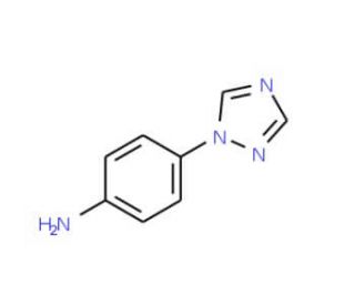 4-(1H-1,2,4-triazol-1-yl)aniline (CAS 6523-49-5) - chemical structure image