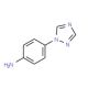4-(1H-1,2,4-triazol-1-yl)aniline (CAS 6523-49-5) - chemical structure image