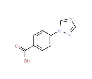 4-(1H-1,2,4-Triazol-1-yl)benzoic acid (CAS 162848-16-0) - chemical structure image
