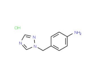 4-(1H-1,2,4-Triazol-1-ylmethyl)aniline hydrochloride (CAS 144235-64-3) - chemical structure image