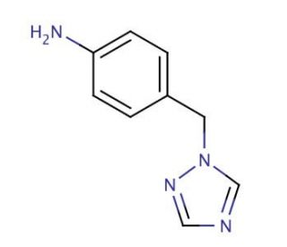 4-(1H-1,2,4-Triazol-1-ylmethyl)benzenamine (CAS 119192-10-8) - chemical structure image