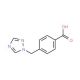 4-(1H-1,2,4-triazol-1-ylmethyl)benzoic acid (CAS 160388-54-5) - chemical structure image