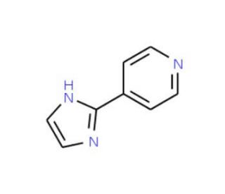 4-(1H-2-Imidazolyl)-pyridine (CAS 21202-42-6) - chemical structure image