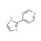 4-(1H-2-Imidazolyl)-pyridine (CAS 21202-42-6) - chemical structure image
