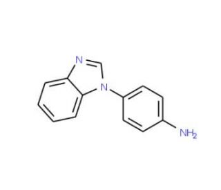 4-(1H-benzimidazol-1-yl)aniline (CAS 52708-36-8) - chemical structure image