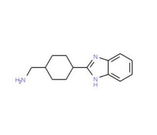 [4-(1H-Benzimidazol-2-yl)cyclohexyl]methylamine - chemical structure image