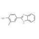 4-(1H-Benzoimidazol-2-yl)-2-methyl-phenylamine - chemical structure image