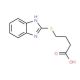 4-(1H-Benzoimidazol-2-ylsulfanyl)-butyric acid (CAS 69002-94-4) - chemical structure image
