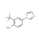 4-(1H-imidazol-1-yl)-2-(trifluoromethyl)aniline - chemical structure image