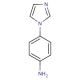 4-(1H-Imidazol-1-yl)aniline (CAS 2221-00-3) - chemical structure image