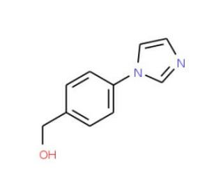 [4-(1H-Imidazol-1-yl)phenyl]methanol (CAS 86718-08-3) - chemical structure image