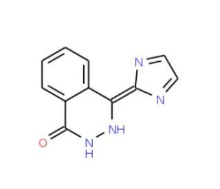 4-(1H-imidazol-2-yl)phthalazin-1(2H)-one (CAS 57594-20-4) - chemical structure image