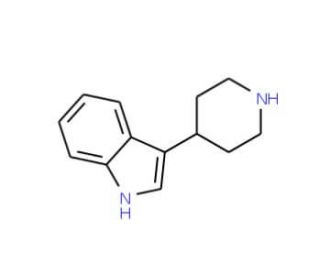 4-(1H-Indol-3-yl)piperidine (CAS 17403-09-7) - chemical structure image