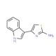 4-(1H-Indol-3-yl)-thiazol-2-ylamine (CAS 22258-56-6) - chemical structure image