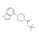 4-(1H-indol-4-yl)-1-piperazine-1-carboxylic acid tert-butyl ester (CAS 252978-89-5) - chemical structure image