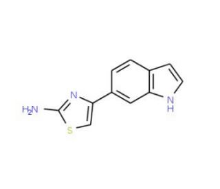 4-(1H-Indol-6-yl)-1,3-thiazol-2-amine - chemical structure image