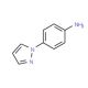 4-(1H-Pyrazol-1-yl)aniline (CAS 17635-45-9) - chemical structure image
