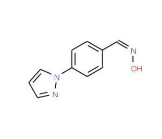 4-(1H-pyrazol-1-yl)benzaldehyde oxime - chemical structure image