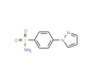 4-(1H-Pyrazol-1-yl)benzenesulfonamide (CAS 51891-85-1) - chemical structure image