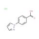 4-(1H-Pyrazol-1-yl)benzoic acid hydrochloride - chemical structure image