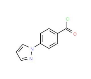 4-(1H-Pyrazol-1-yl)benzoyl chloride (CAS 220461-83-6) - chemical structure image