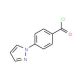 4-(1H-Pyrazol-1-yl)benzoyl chloride (CAS 220461-83-6) - chemical structure image
