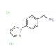 [4-(1H-Pyrazol-1-yl)benzyl]amine dihydrochloride - chemical structure image